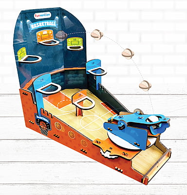 Basketball Mania - STEM Educational DIY Toys for Kids (Age: 6+ years)