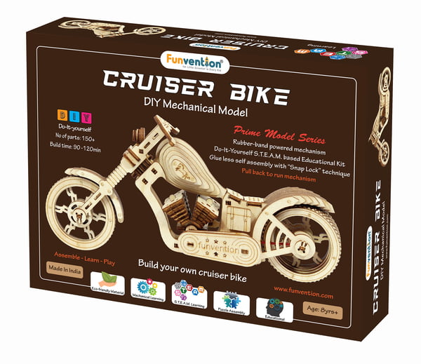 Cruiser Bike - DIY Mechanical Model (Prime Series) [Age: 8+ years]