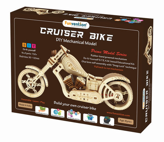Cruiser Bike - DIY Mechanical Model (Prime Series) [Age: 8+ years]