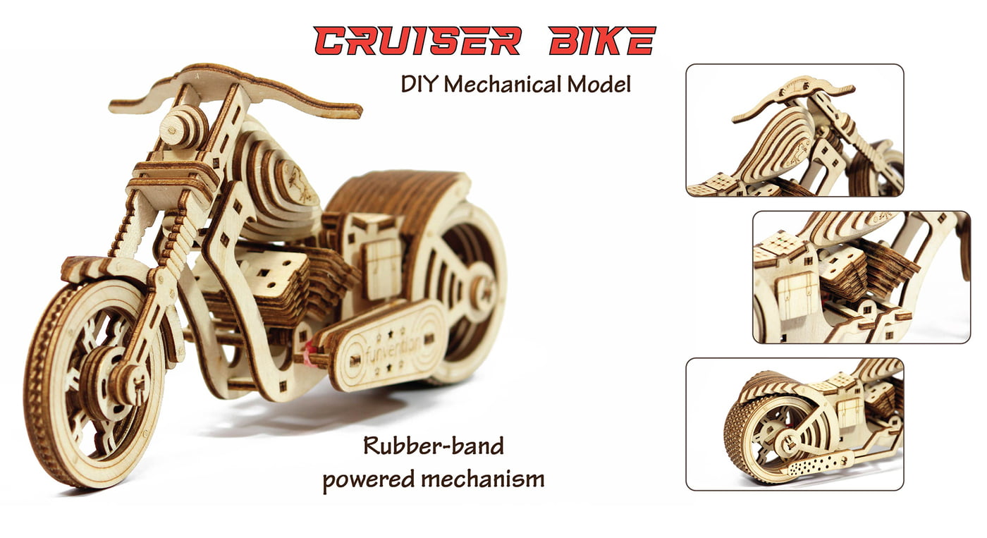 Cruiser Bike - DIY Mechanical Model (Prime Series) [Age: 8+ years]